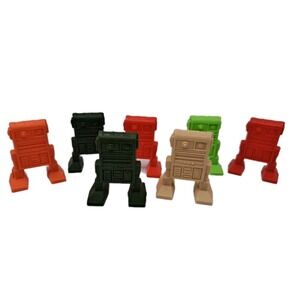 Vintage 1970's Lot of 7 TimMee Galaxy Laser Team Space Robot Droid Star Patrol